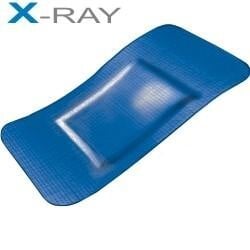 Blauwe X-ray waterbestendige pleister (PU) - 50 x 72 mm HACCP 50 stuks