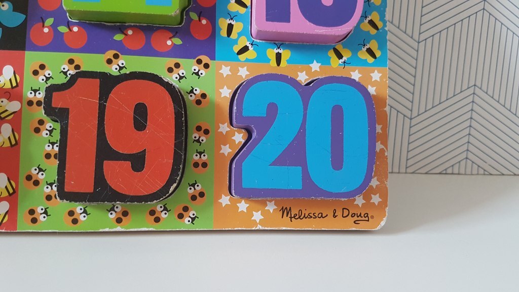 Chunky jumbo cijfer puzzel (20st)