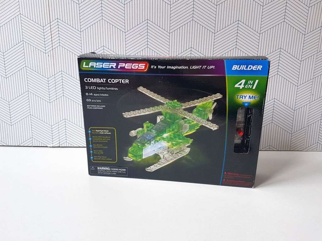 Laser Pegs Combat Helicopter 4-in-1