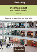 Handreiking Inspraak in het sociaal domein (herdruk) (2017)