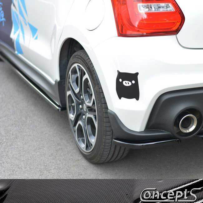 UnderLine rear corners carbon-look Suzuki Swift Sport AZ 1.4 Boosterjet 06.2018-