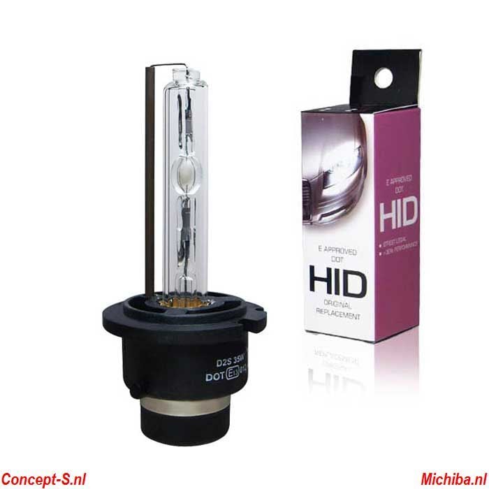 HID Xenon autolamp D2S 4200K 35 Watt met E-keur