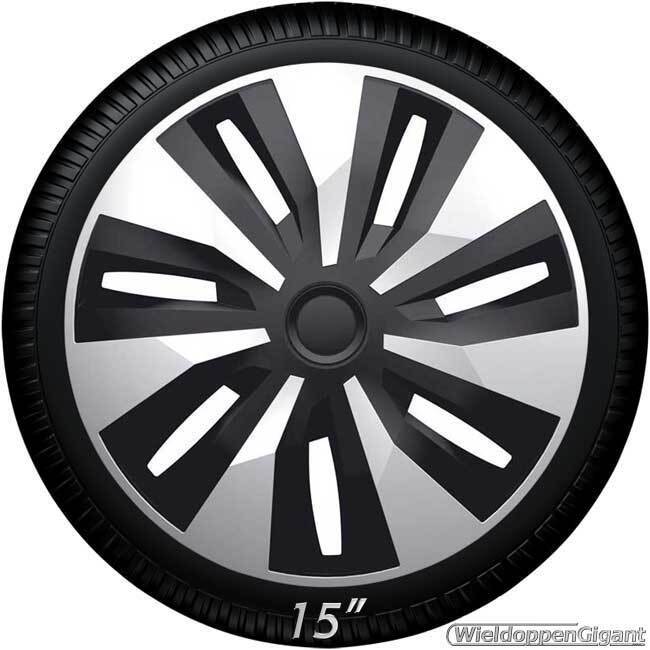 Bolle wieldoppen set ORION Van SB in zilver-zwart in 15 en 16 inch