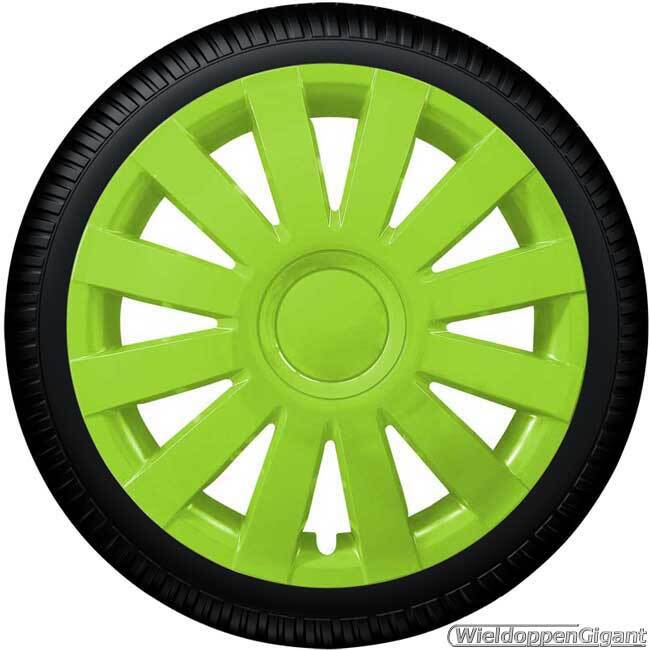 Wieldoppen set AGAT Monster-Green in groen van 13 inch t/m 16 inch