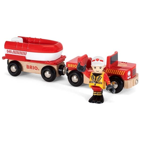Brio brandweerboot