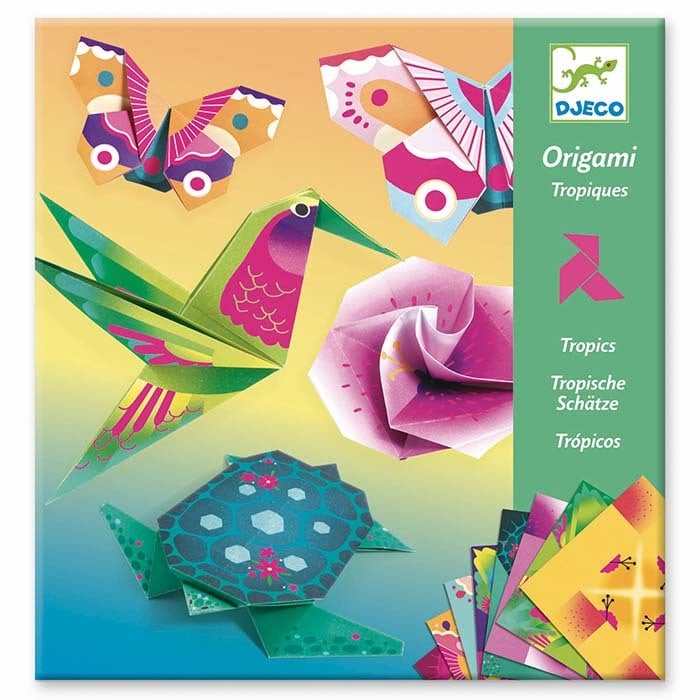 Origami 'tropische dieren'