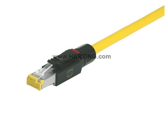 HARTING RJ45 Field connector 09451511560 .RJI 10G RJ45 plug Cat6, 8p IDC straight<br />Cable connector, Straight, IDC termination, Contacts: 8, Conductor cross-section