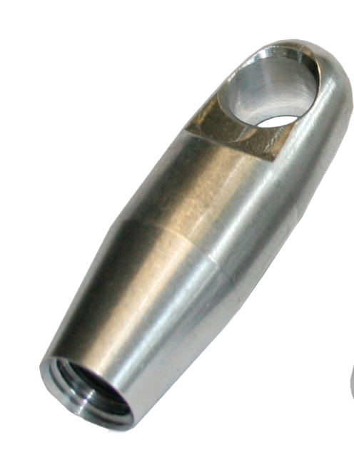 FV2-06-AV    OPTION  Uiteinde vóór  doortrekhulp SUNNY FV1 Diameter 6,0 mm  Bevat een mengkop (dubbele functie geleidekop entrekoog) en een pen