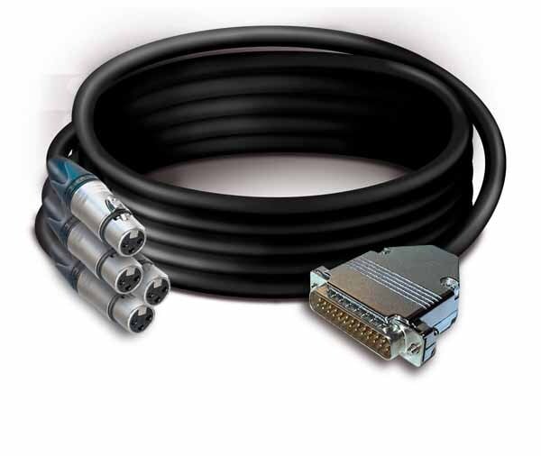 Adapter Multi Digitaal  NC3FXX Sub D25 Male. Tasker kabel TSK804