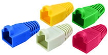 Telegärten artikel Booo81A0036 kabelschoen voor MP8 (J00026A0182)<br />Opmerkingen Kabelschoen, grijs, blauw, geel, groen, rood, zwart Ø 5,5 mm, met klinkbeveiliging