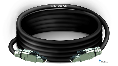 Ethernet Cat7flex Tasker kabel C726 PUR. Fixed en Mobiel. RJ45 Telegärtner - RJ45 Telegärtner