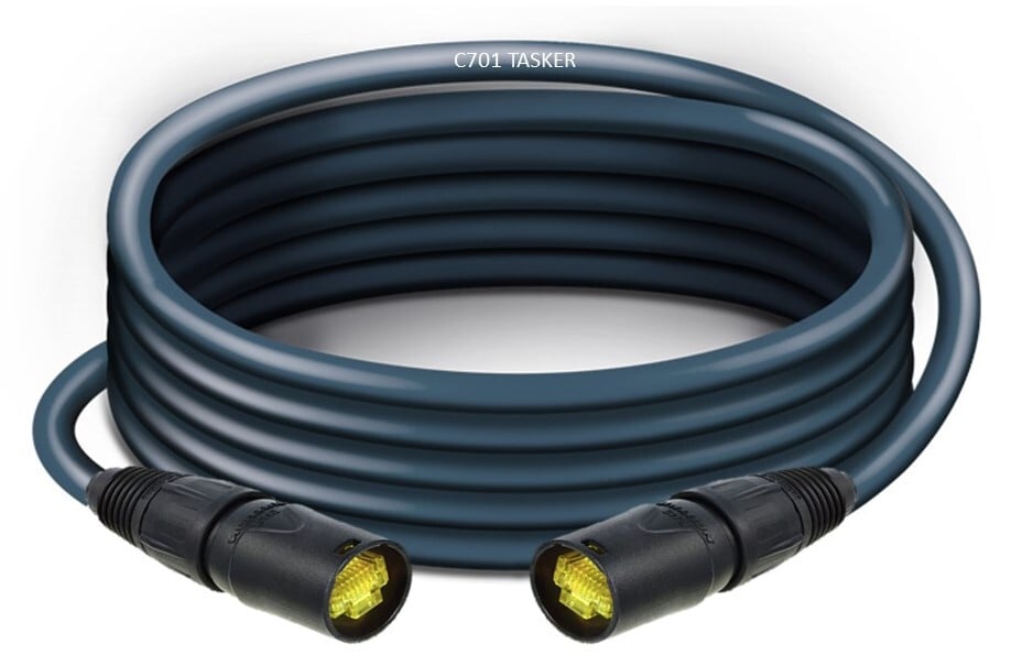 Ethernet Cat 5e Tasker C701 kabel Neutrik NE8MX-B-1 - NE8MX-B-1. Mobiel kabel In/Outdoor