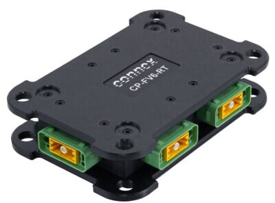 CP-FV6-RT  cPot Turtle. 6x cPot [m] with holes for ground nail  1027381 . The cPot Turtle is a compact ruggedized distribution box for mobile grounding / potential equalization applications. Rugged EASYLEN® housing is ideally suited for outdoor usage and demanding applications under harsh conditions. 6 x cPot male IN / OUT