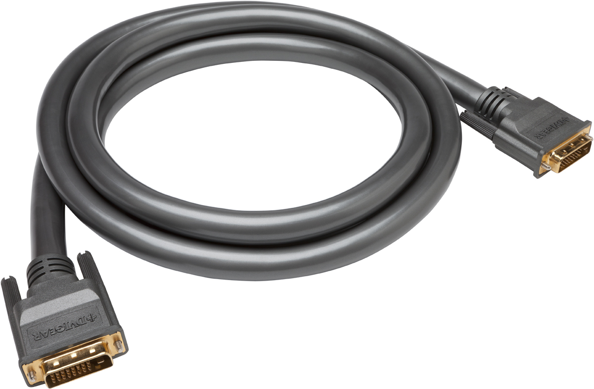 Super High Resolution (SHRD™) Dual-Link DVI Copper Cables . DVI-23005-SHRD  Cable  22AWG, 0.5 meter  (1.6 ft.)