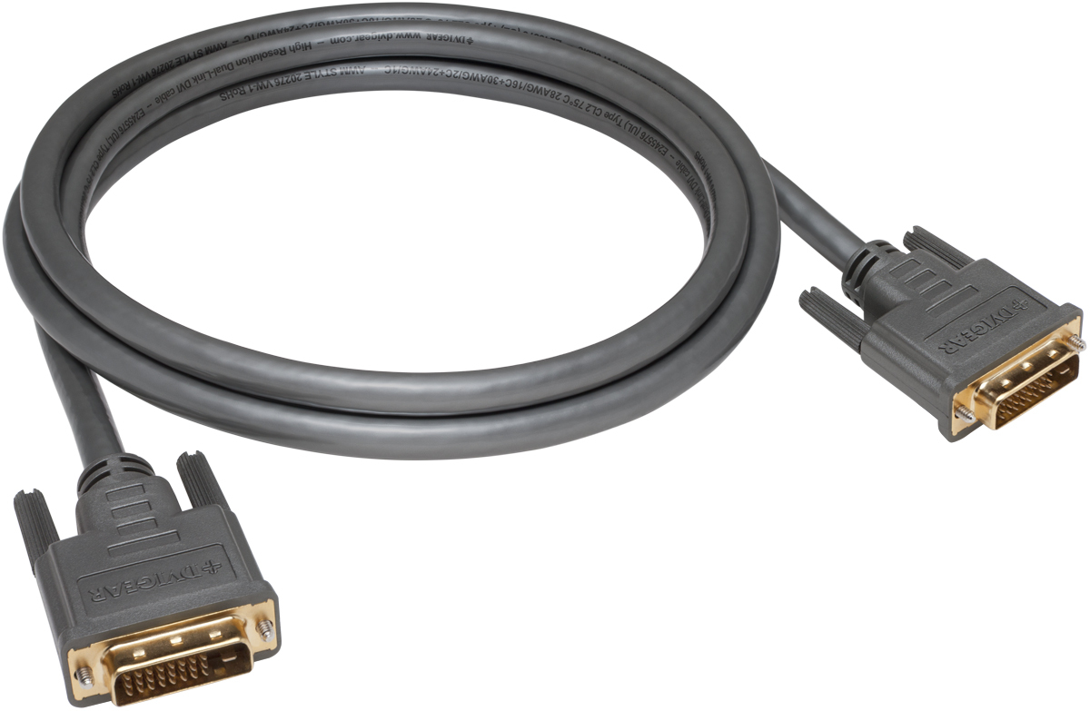 Standard Resolution (SRD™) Dual-Link DVI Copper Cables . DVI-23005-SRD  Cable Dual-Link DVI-D SRD 28AWG, 0.5 meter  (1.6 ft.)