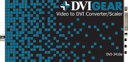 Video to DVI Converter/Scaler  DVI-3410a