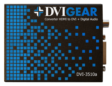 HDMI to DVI + Digital Audio Converter  DVI-3510a