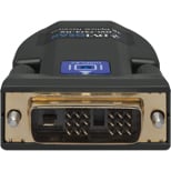 DVI-7314-Rx is a high performance 4K Optical Receiver that transmits high resolution DVI / HDMI signals over extreme distances using a single fiber optic cable.  This extender supports HDMI v1.4 (non-HDCP) signals with resolutions up to 4K (4096x2160 / 30p) over cable distances up to 1.2 miles (~2.0 km).