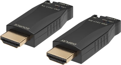 4K HDMI Fiber Optic Extender, 1x LC .Transmitter (TX):  DVI-7317-TX