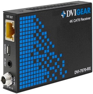DVI-7570-Rx  DVIGear Wildcat® Electronic Receiver . Supports HDMI 4K /60p, HDCP 2.2 compliant<br />Supports resolutions up to 3840x2160 /60p (4:4:4) with visually lossless compression