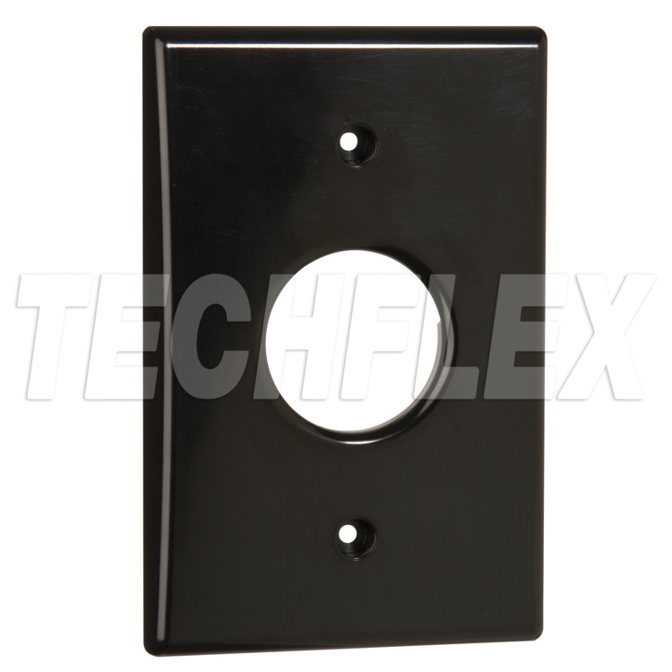Flexo ® Mounting  System  Wall Plate inclusies 2 screws Black