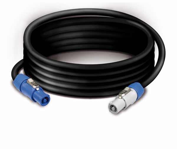 Stroom kabel  Neutrik powerCON NAC3FCB-NACFCB plug  450/750V  HO7RN-F kabel  3x1,5mm&sup2;