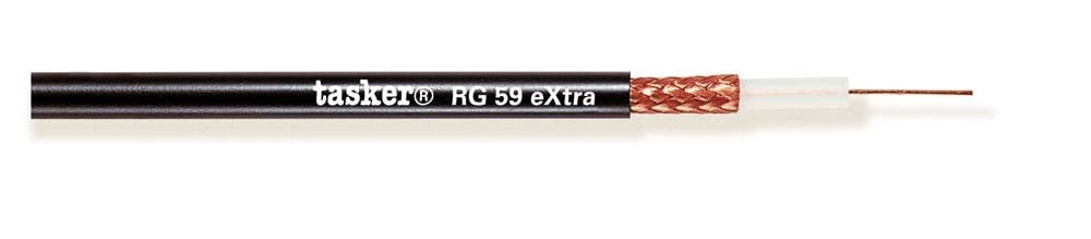 Coaxial cable 75 Ohm video frequency<br />RG59eXtra