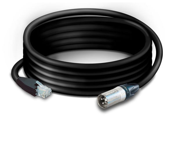 Ethernet Cat 5e Tasker C701 cable RJ45 - Neutrik NC3MXX Adapter. Mobiel cable  In/Outdoor