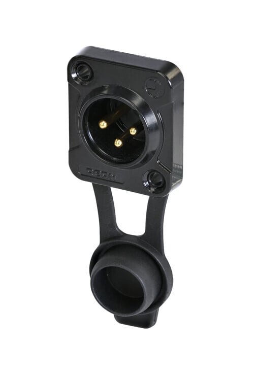 RRX3M-Z-002-D  Black plated housing, gold plated contacts