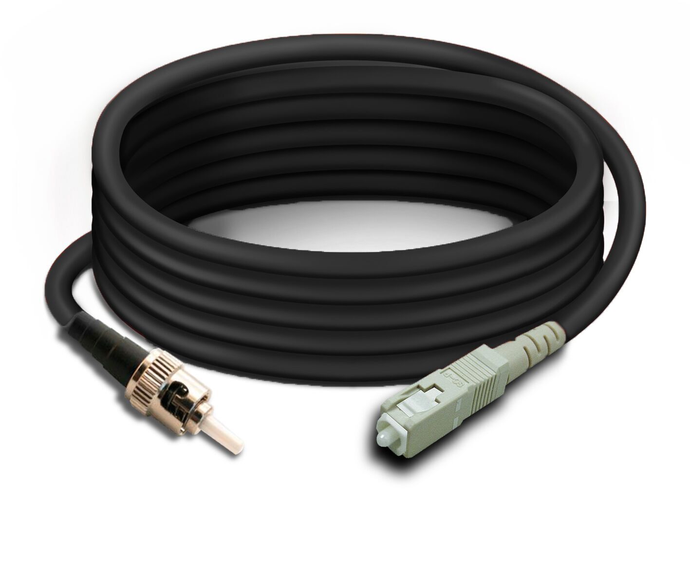 Glasvezel Fiber Optics kabel  Simplex  Multimode . Connectoren  ST-LC
