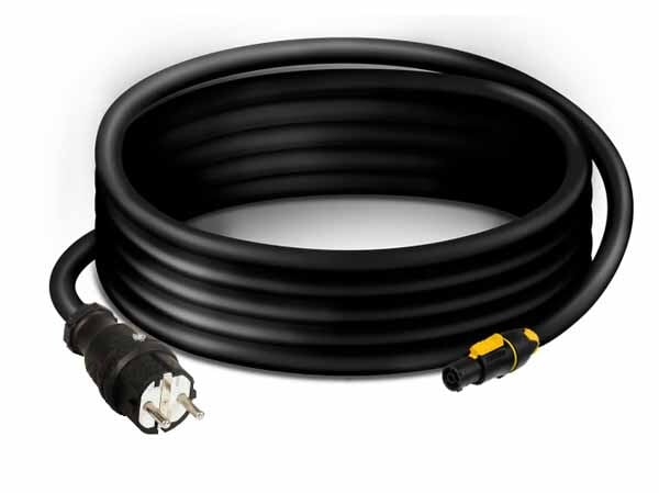 Stroom kabel Neutrik NAC3FX-W-Schuko  kabel HO7RN-F 3x2,5mm&sup2;