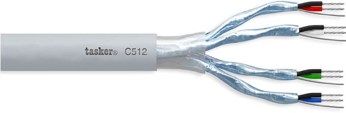 Afgeschermde kabel voor DMX 512 - EIA RS 422<br />C512