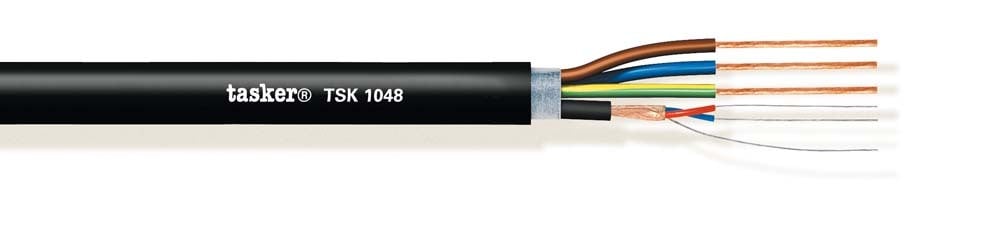 Hybride/DMX-POWER kabel digitale audio + voeding 1x2x0,22 + 3x0,75<br />TSK1048