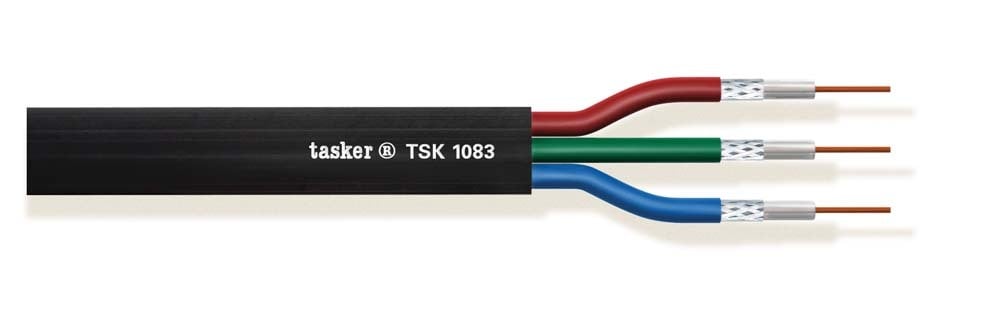 Multivideo shielded cable 3x75 Ohm<br />TSK1083
