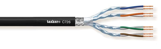 LAN cable  7 S-F.T.P. in PVC<br />C726 PVC