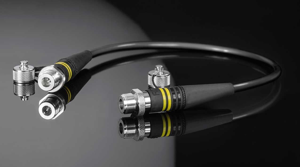 FieldCast 2Core SM Coupler Cable. standard 0.50m. Highest quality Rosenberger OSI female cable connectors