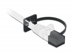 RJ 45 Dustcover with Strap. RJ45 STOFHOES MET BAND