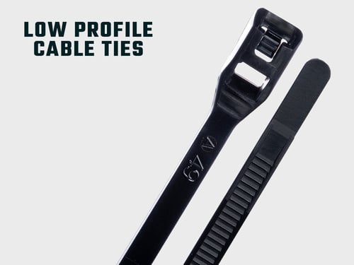 Low Profile Cable Ties 18.0 cm