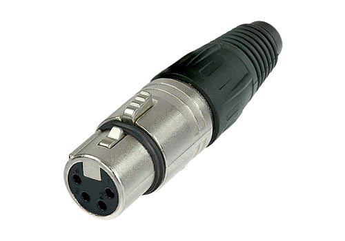 Audio XLR-kabelconnector NC4FX