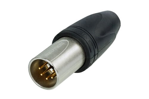 NC5MXX-HD-D   Box 25pcs<br /><br />Heavy duty male 5 pole XLR cable connector for outdoor use.