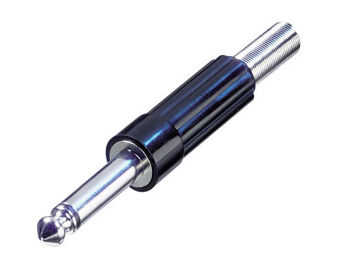 Neutrik-Rean  NYS203<br />2 pole 1/4'' plug, plastic handle with flexible strain relief