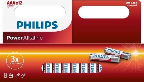 Philips Powerlife LR03 batterij (AAA) 1.5V 12 ST