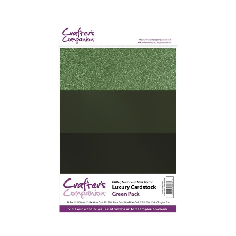 Luxury Cardstock Pack A4 Green
