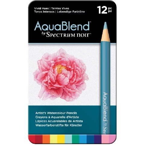 AquaBlend Potloden a 12 stuks - Vivid Hues (Levendige tinten)