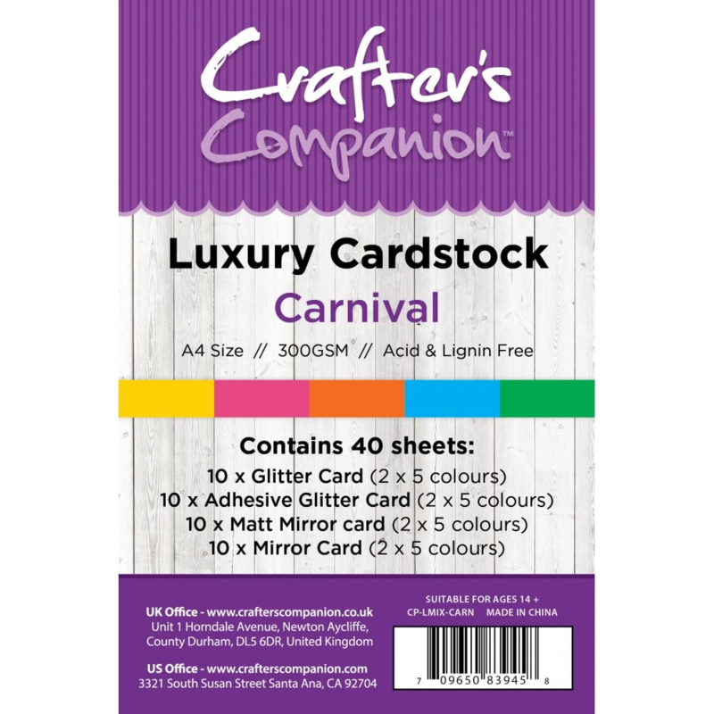 Luxury Cardstock Pack A4 Carnival