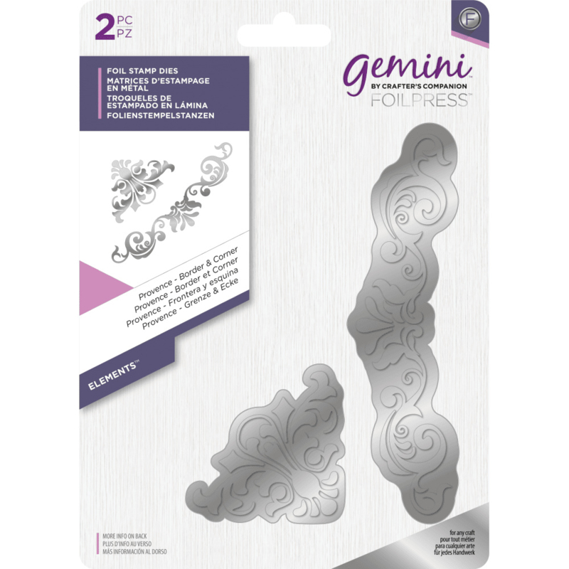 Gemini Folie Stamp mal - Elementen - Provence Rand & H