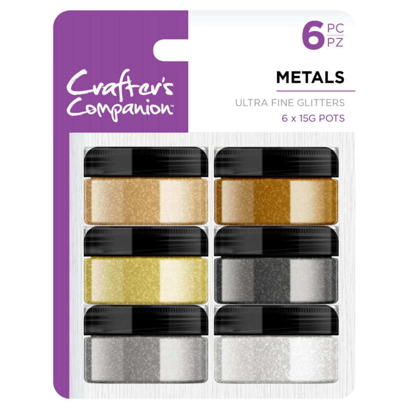 Crafter's Companion Ultrafijne glitter - Metals