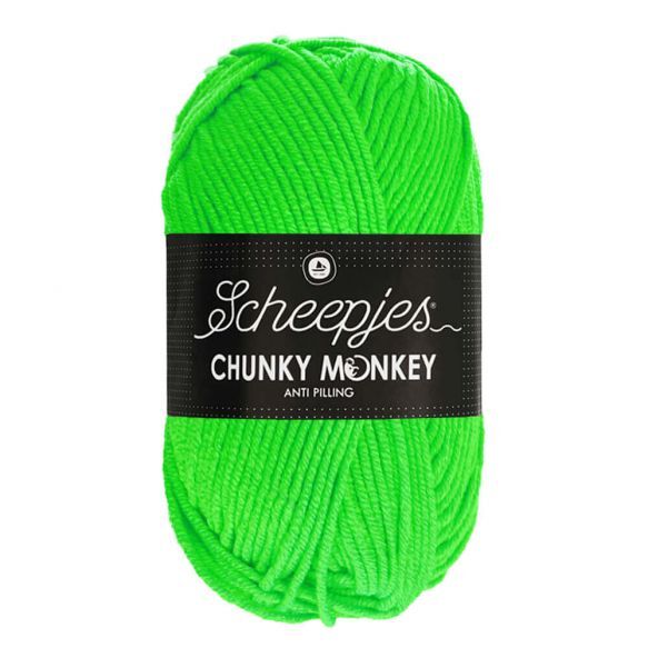 Scheepjes Chunky Monkey 100g - 1259 Neon Green