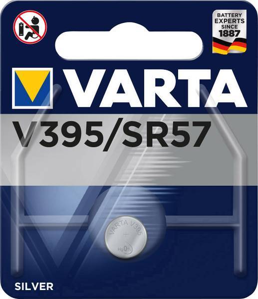 Varta silver knoopcel batterij V395 1,55V