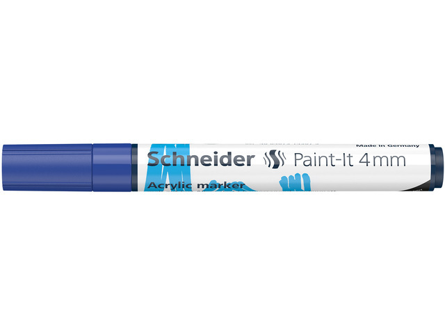 Acryl Marker Schneider Paint-it 310 4mm blauw